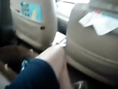 Cum In Taxi Cab Almost Caught