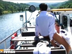 Horny Sailor Gets Deep Anal Fuck From His Colleague on the Boat