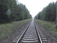 Cock rubbing at the rail track