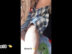 A huge cucumber penis inside my ass, compilation of the best porn videos recorded by Xblue18