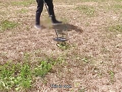 A Twink Has His Metal Detector Ready To Hunt For Metal But He Stumbles Upon A Guy With A Dick Hard As A Metal - BIGSTR